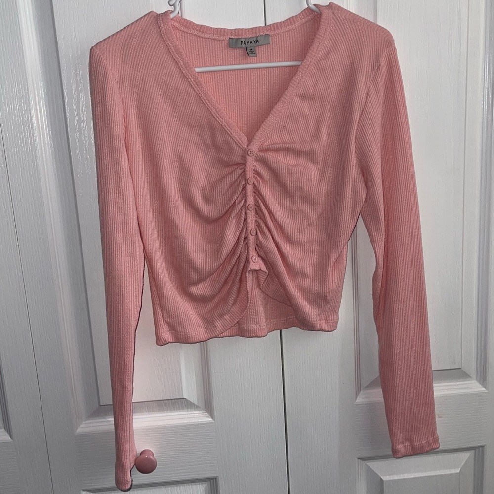 Light Pink Crop Top